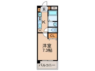 クオリアけやき通りの物件間取画像